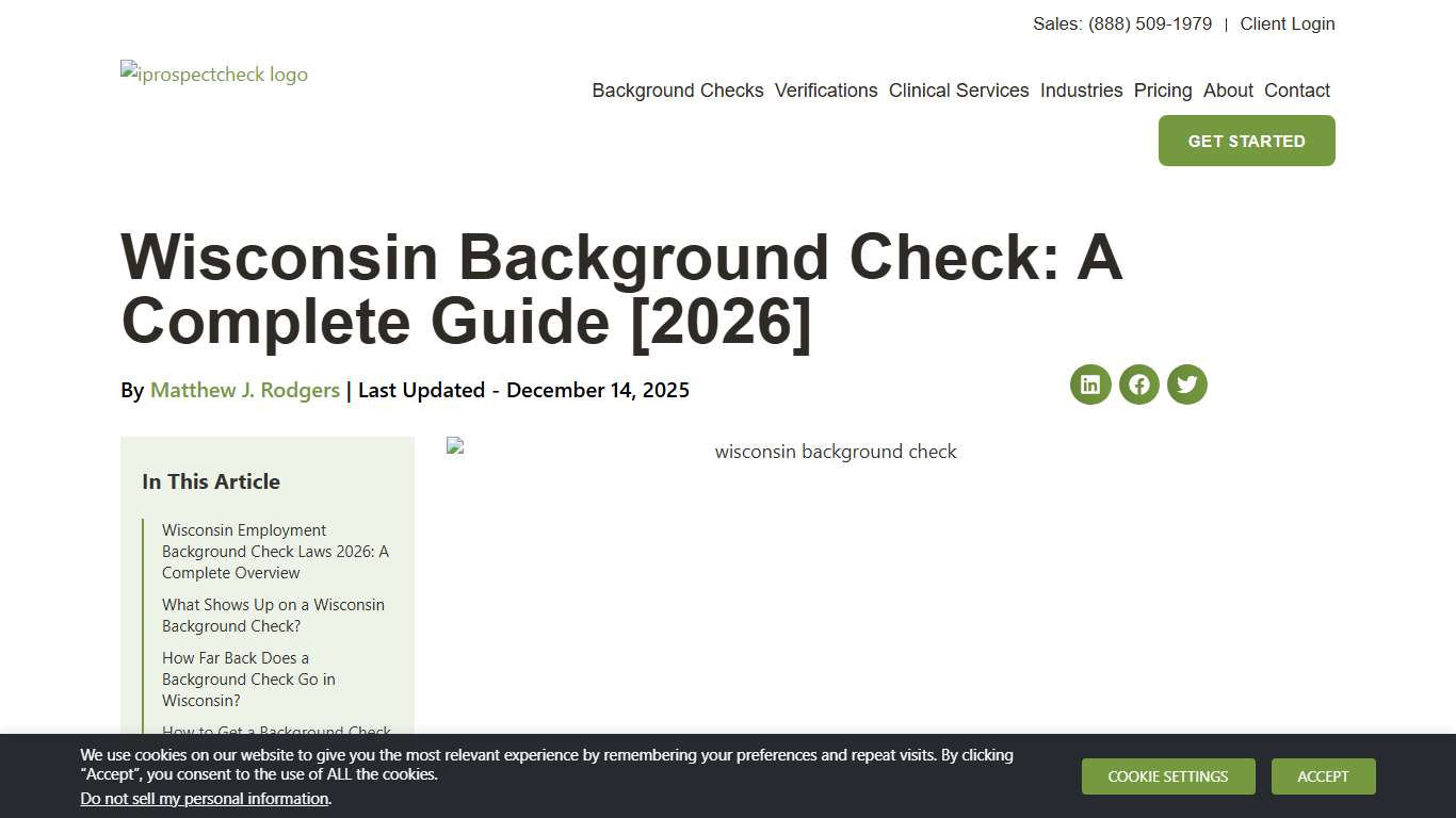 Wisconsin Background Check: A Complete Guide [2026]